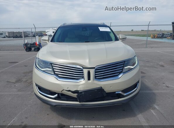 2LMPJ8LR5GBL35073 2016 LINCOLN MKX Beige 