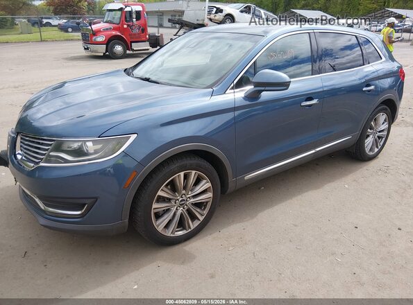 2LMPJ8LR5JBL19270 2018 LINCOLN MKX Blue Vista tres cuartos delantera izquierda