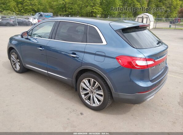 2LMPJ8LR5JBL19270 2018 LINCOLN MKX Blue Trasero izquierdo