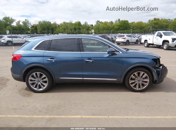 2LMPJ8LR5JBL19270 2018 LINCOLN MKX Blue Vista interior trasera