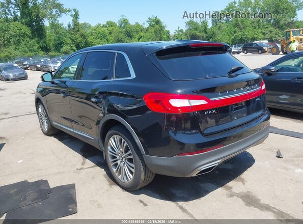 2LMPJ8LR5JBL30771 2018 LINCOLN MKX Black Հետևի ձախ