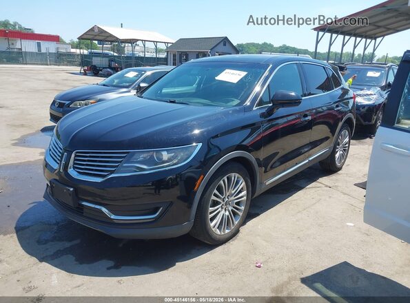 2LMPJ8LR5JBL30771 2018 LINCOLN MKX Black Առջևի ձախ երեք քառորդ տեսարան