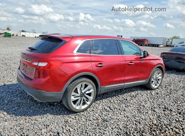 2LMPJ8LR9HBL30007 2017 LINCOLN MKX Red 