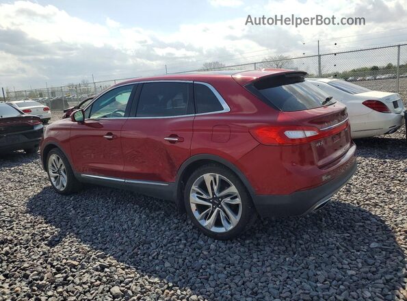 2LMPJ8LR9HBL30007 2017 LINCOLN MKX Red 