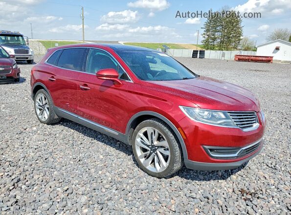 2LMPJ8LR9HBL30007 2017 LINCOLN MKX Red 