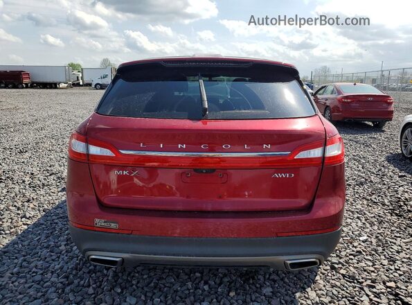 2LMPJ8LR9HBL30007 2017 LINCOLN MKX Red 