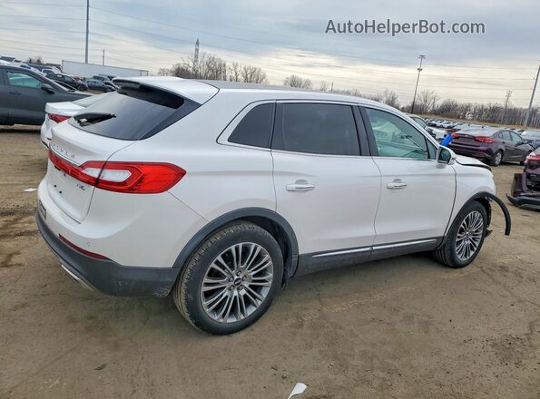 2LMPJ8LR9JBL39375 2018 LINCOLN MKX White Tył prawy
