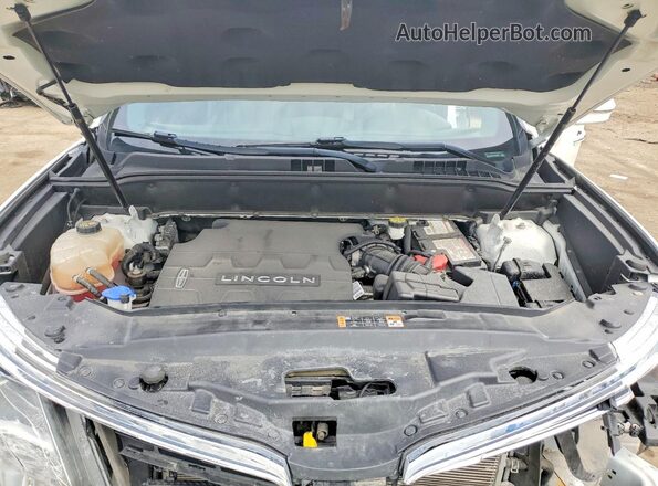 2LMPJ8LR9JBL39375 2018 LINCOLN MKX White Widok komory silnika