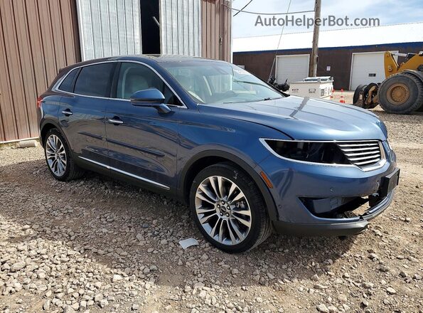 2LMPJ8LRXJBL41944 2018 LINCOLN MKX Синий Передняя правая четверть
