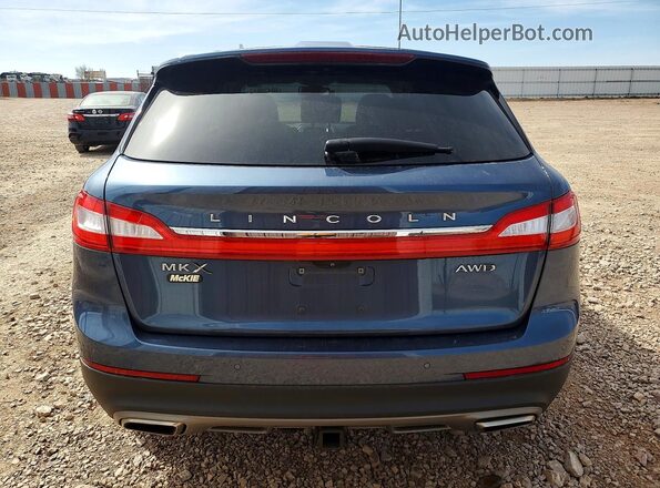 2LMPJ8LRXJBL41944 2018 LINCOLN MKX Синий Вид сзади