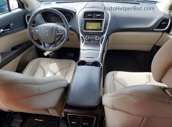 2LMPJ8LRXJBL41944 2018 LINCOLN MKX Синий Вид панели приборов