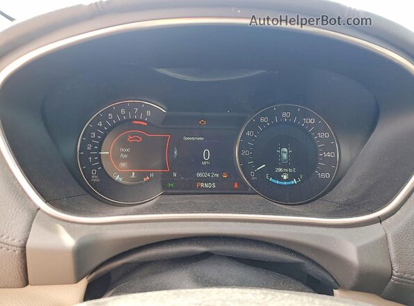 2LMPJ8LRXJBL41944 2018 LINCOLN MKX Синий Вид щитка приборов
