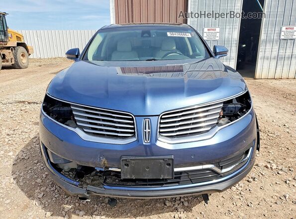 2LMPJ8LRXJBL41944 2018 LINCOLN MKX Синий Вид спереди