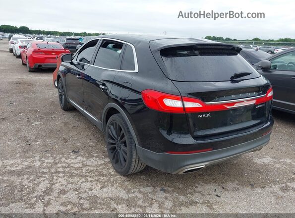 2LMTJ6LP5GBL37178 2016 LINCOLN MKX Black უკანა მარცხენა