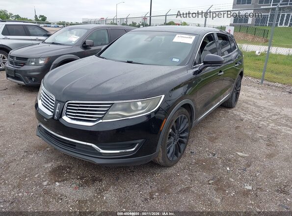 2LMTJ6LP5GBL37178 2016 LINCOLN MKX Black წინა მარცხენა ხედი სამი მეოთხედიდან