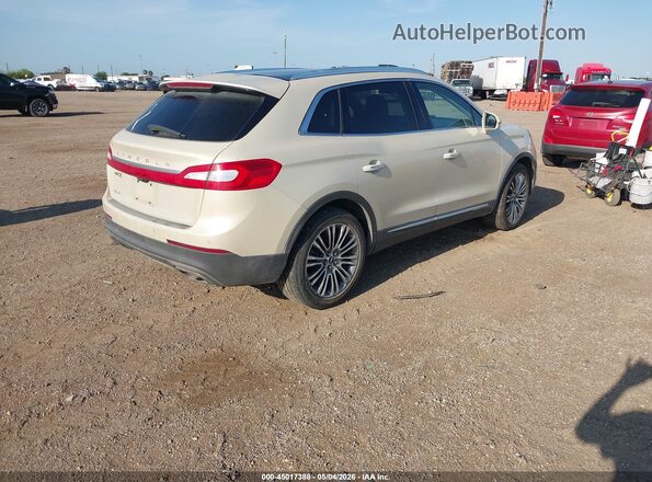2LMTJ6LR6GBL52886 2016 LINCOLN MKX Tan Հետևի աջ