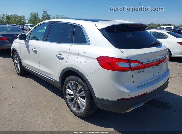 2LMTJ8LP1GBL73767 2016 LINCOLN MKX White 