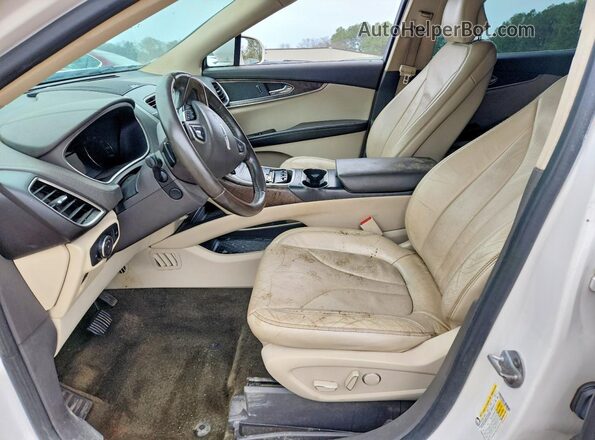 2LMTJ8LR4GBL73604 2016 LINCOLN MKX White 