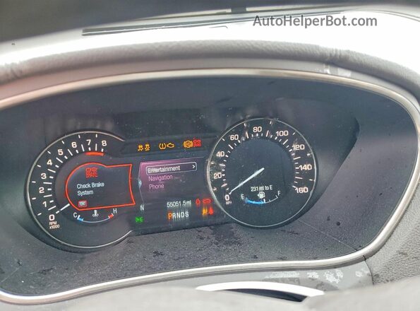 2LMTJ8LR7GBL60975 2016 LINCOLN MKX Серый Вид щитка приборов