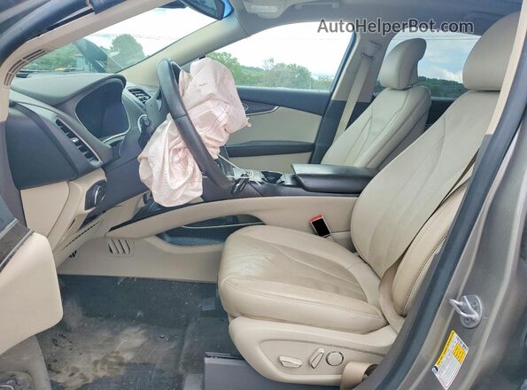 2LMTJ8LR7GBL60975 2016 LINCOLN MKX Серый Вид салона спереди