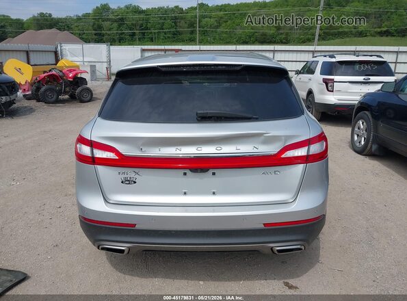 2LMTJ8LR8GBL26365 2016 LINCOLN MKX Silver 