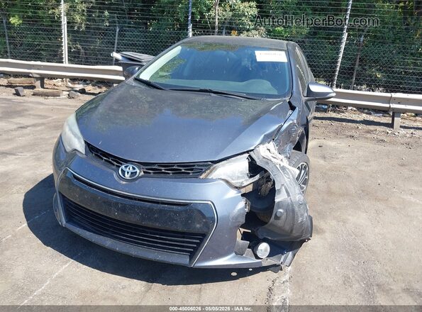 2T1BURHE0GC488142 2016 TOYOTA LL Gray Vista del cuadro de instrumentos