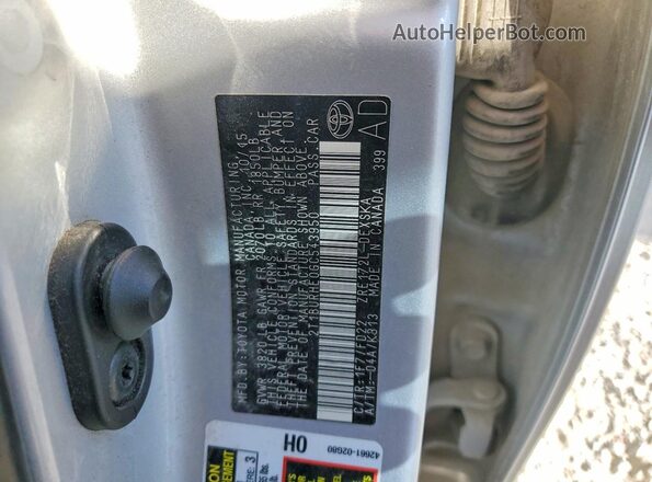 2T1BURHE0GC543950 2016 TOYOTA COROLLA Silver 