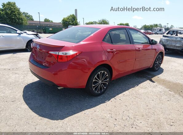 2T1BURHE0GC554463 2016 TOYOTA COROLLA Red Rear right