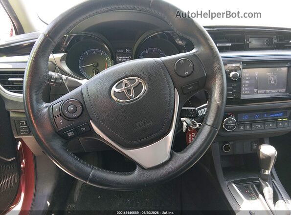 2T1BURHE0GC554463 2016 TOYOTA COROLLA Red 