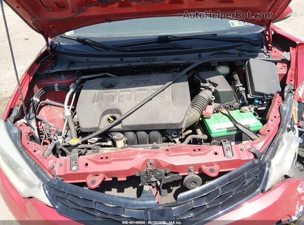 2T1BURHE0GC554463 2016 TOYOTA COROLLA Red Rear view