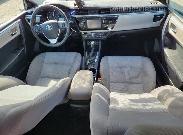 2T1BURHE0GC731058 2016 TOYOTA COROLLA Угольный Вид панели приборов