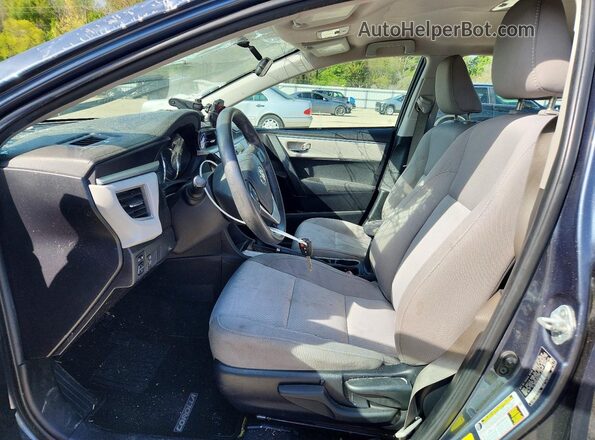 2T1BURHE0GC731058 2016 TOYOTA COROLLA Угольный Вид салона спереди