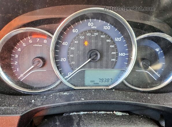 2T1BURHE0GC731058 2016 TOYOTA COROLLA Угольный Вид щитка приборов