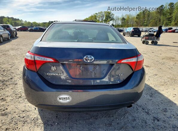 2T1BURHE0GC731058 2016 TOYOTA COROLLA Угольный Вид сзади