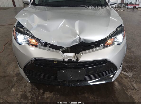 2T1BURHE0HC941631 2017 TOYOTA COROLLA Silver Դիմացի տեսք