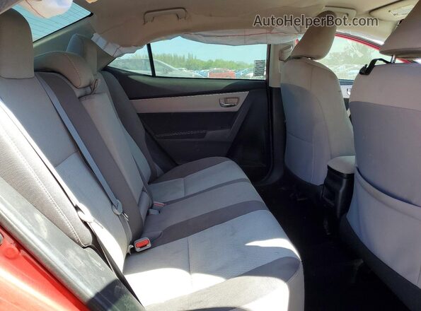 2T1BURHE0JC014862 2025 TOYOTA COROLLA Red Вид задніх сидінь