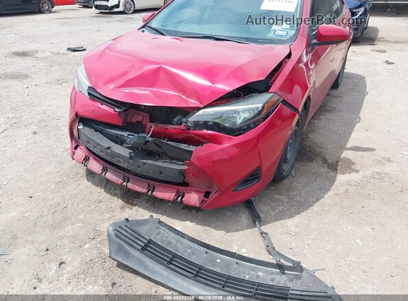 2T1BURHE0JC098472 2018 TOYOTA COROLLA Red Front view