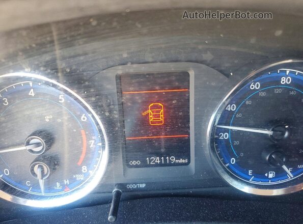 2T1BURHE0JC120938 2018 TOYOTA COROLLA Red ხელსაწყოთა პანელის ხედი