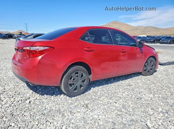 2T1BURHE0JC120938 2018 TOYOTA COROLLA Red უკანა მარჯვენა