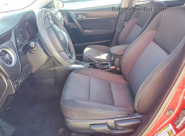2T1BURHE0JC120938 2018 TOYOTA COROLLA Red წინა სალონის ხედი