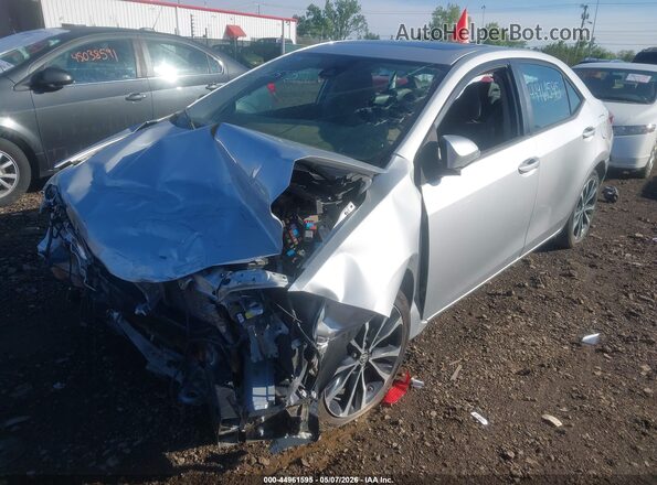 2T1BURHE0JC997350 2018 TOYOTA LL Silver Առջևի ձախ երեք քառորդ տեսարան
