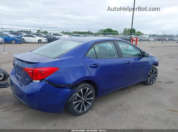 2T1BURHE0KC136056 2019 TOYOTA COROLLA Blue 