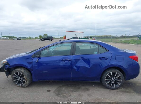 2T1BURHE0KC136056 2019 TOYOTA COROLLA Blue 