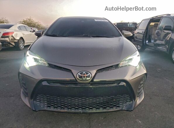 2T1BURHE0KC182633 2019 TOYOTA COROLLA Gray 