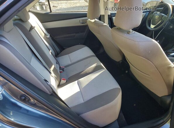 2T1BURHE0KC200192 2019 TOYOTA COROLLA Синий Вид задних сидений