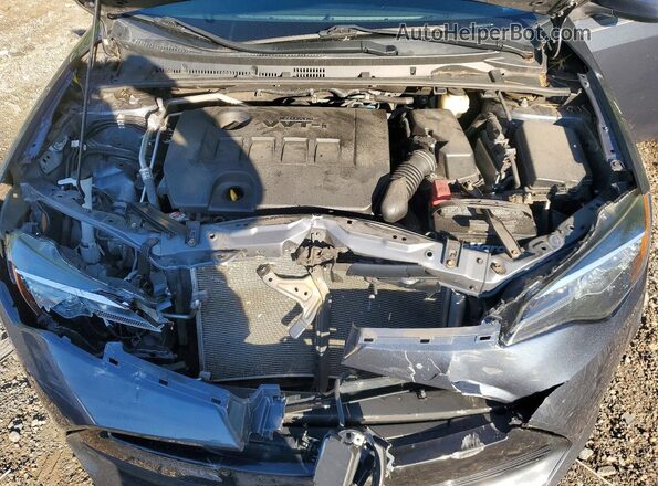 2T1BURHE0KC200192 2019 TOYOTA COROLLA Синий Вид задней части салона