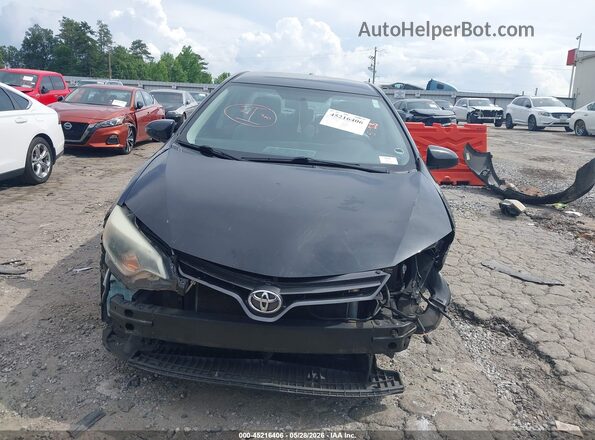 2T1BURHE1GC618963 2016 TOYOTA COROLLA Black Вид щитка приладів