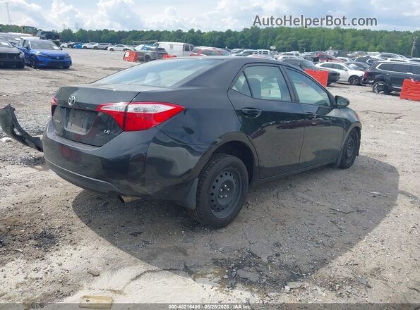 2T1BURHE1GC618963 2016 TOYOTA COROLLA Black Задня права чверть