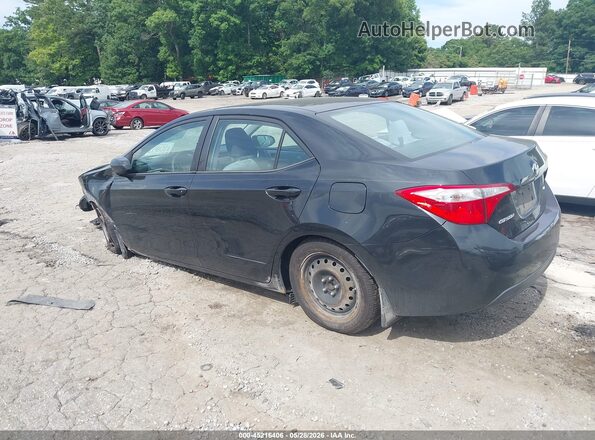 2T1BURHE1GC618963 2016 TOYOTA COROLLA Black Задня ліва чверть