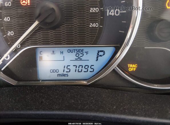 2T1BURHE1GC626836 2016 TOYOTA COROLLA Red 